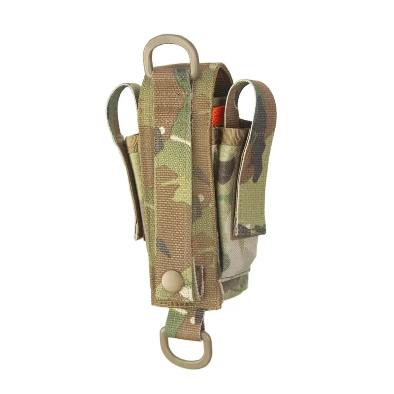 Military Molle Pouch Tactical Single Pouch Flashlight Camo Bags - Multi-Functional Gear