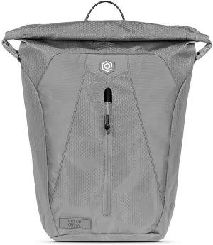 Mission Critical | S.01 Rolltop Backpack | Baby Gear for Dads | Lightweight Travel Backpack | Gray