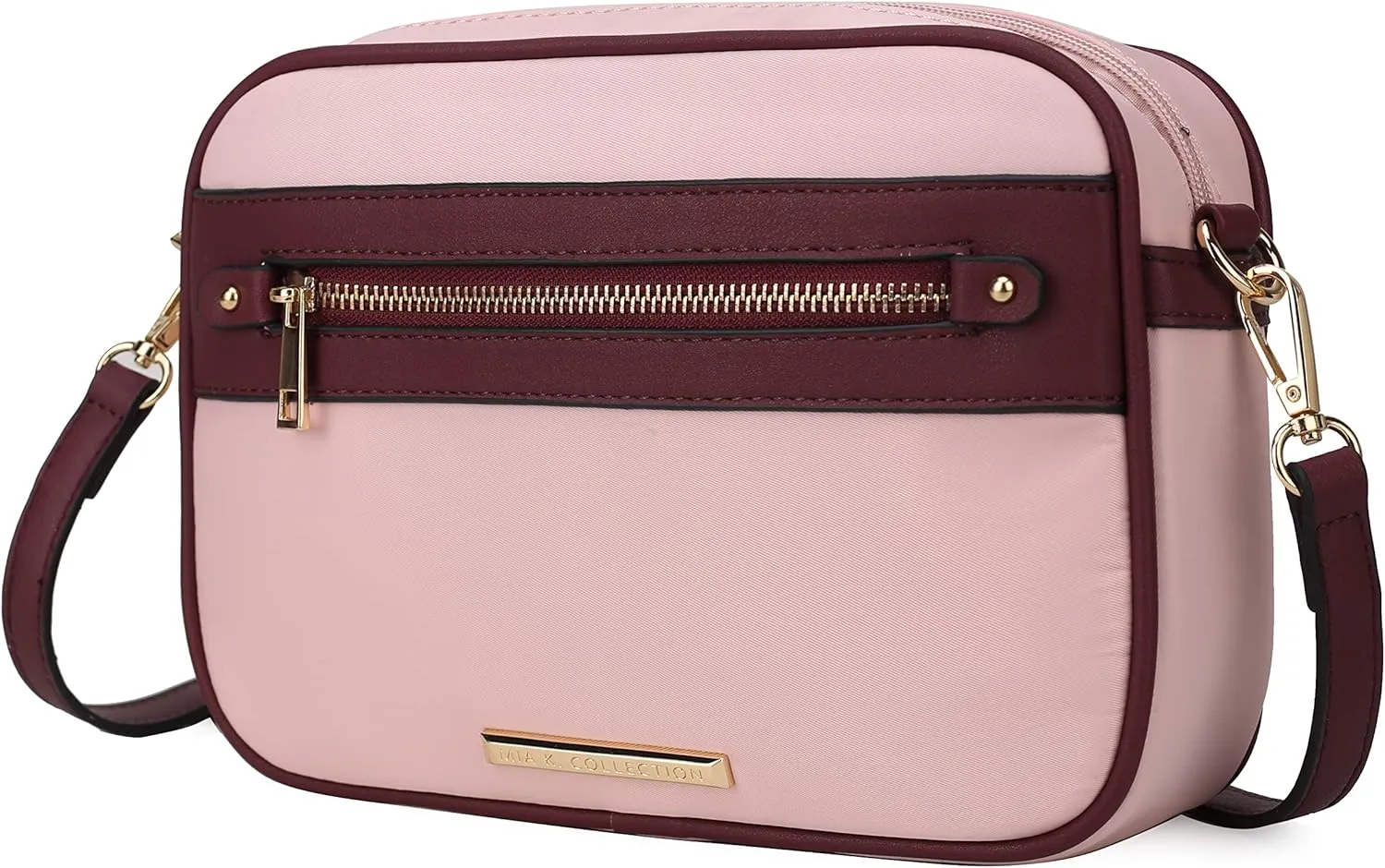 MKF Collection Crossbody Bag for Women Designer Crossover Lady Handbag Messenger Purse