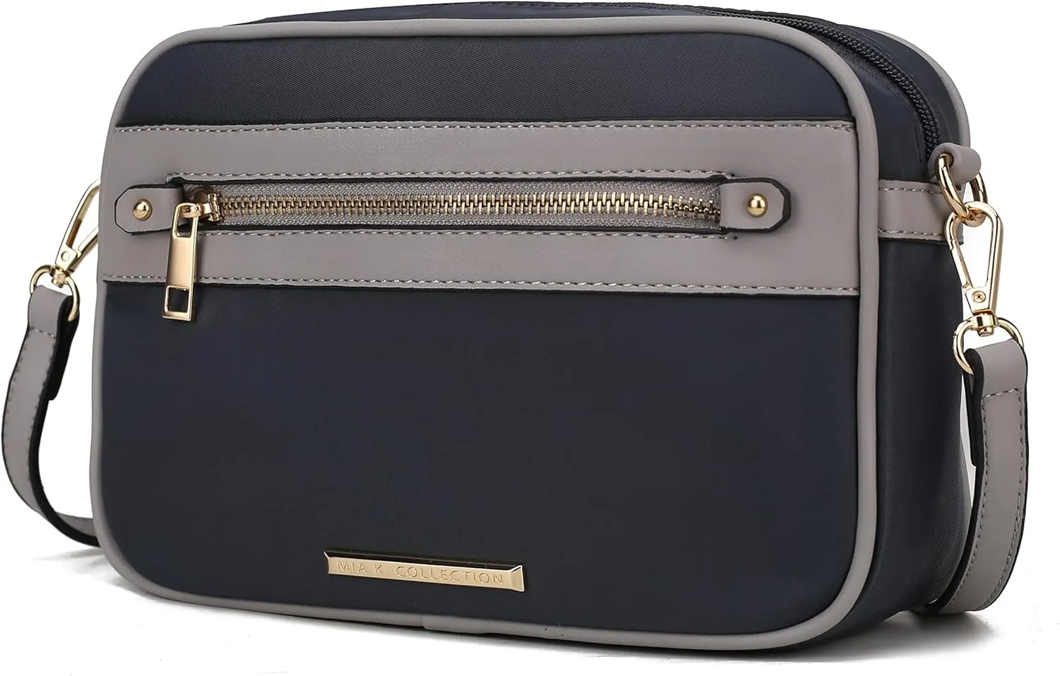 MKF Collection Crossbody Bag for Women Designer Crossover Lady Handbag Messenger Purse