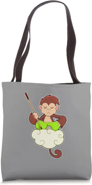 Monkey Wizard Magic wand Tote Bag