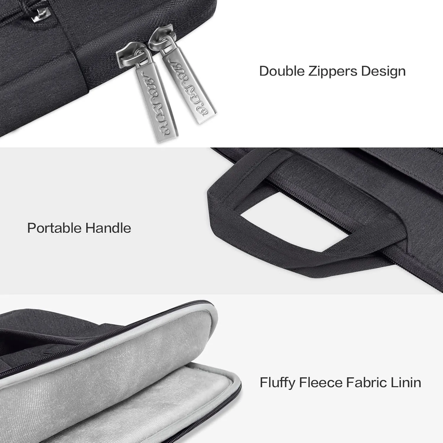 MOSISO Laptop Shoulder Bag Compatible with MacBook Pro 16 inch 2023-2019 M3 A2991 M2 A2780 M1 A2485 A2141/Pro 15 A1398,15-15.6 inch Notebook,Polyester Flapover Briefcase Sleeve Case, Space Gray