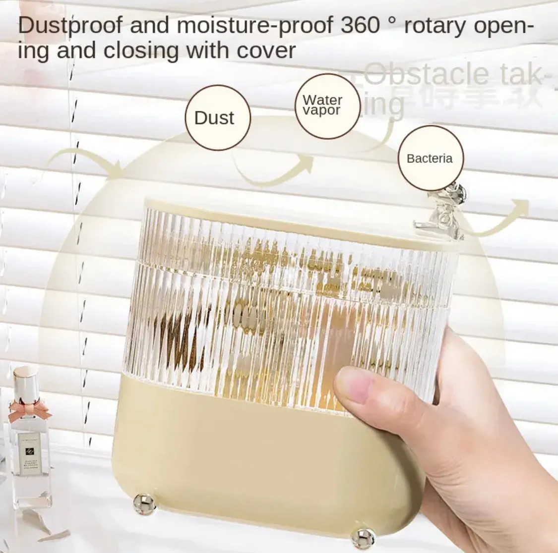 Multi-layered Dustproof Makeup Organizer