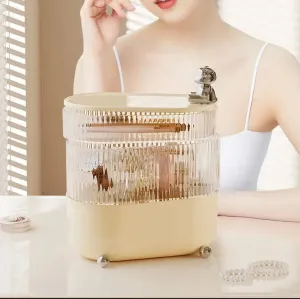 Multi-layered Dustproof Makeup Organizer
