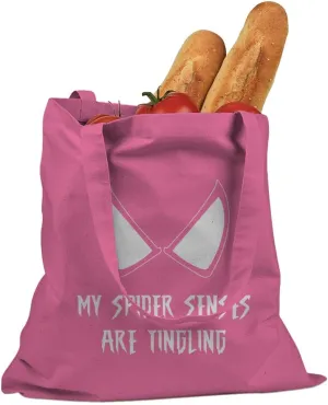My Spider Senses are Tingling Cotton Canvas Tote Bag