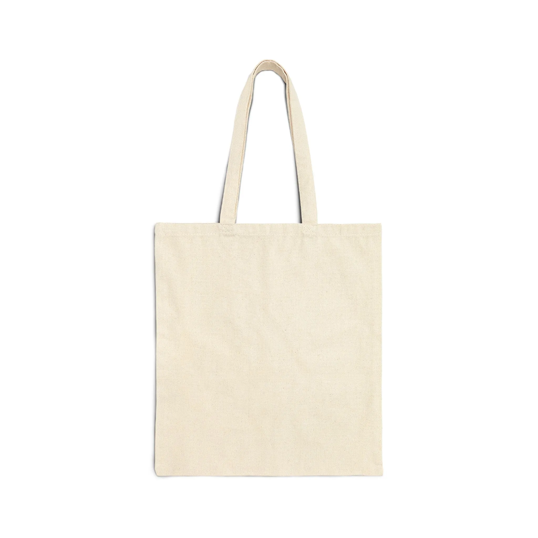 Nature-Inspired Cotton Canvas Tote Bag - Artistic Elk Design