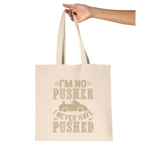 Never Give Up Gift for Persistent People Inspirational Saying Natural Multicolor Canvas Tote Bag