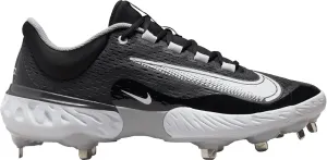 Nike Alpha Huarache Elite 4 Low DJ6521-011 Black-White Men's Metal Baseball Cleats 10 US