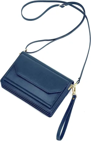 nuoku Purse Small Clutch for Women, Evening Wristlet Handbag, Cute Wallet PU Leather Crossbody