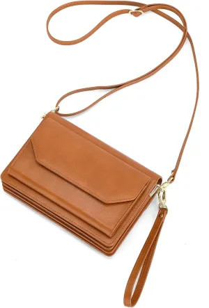 nuoku Purse Small Clutch for Women, Evening Wristlet Handbag, Cute Wallet PU Leather Crossbody