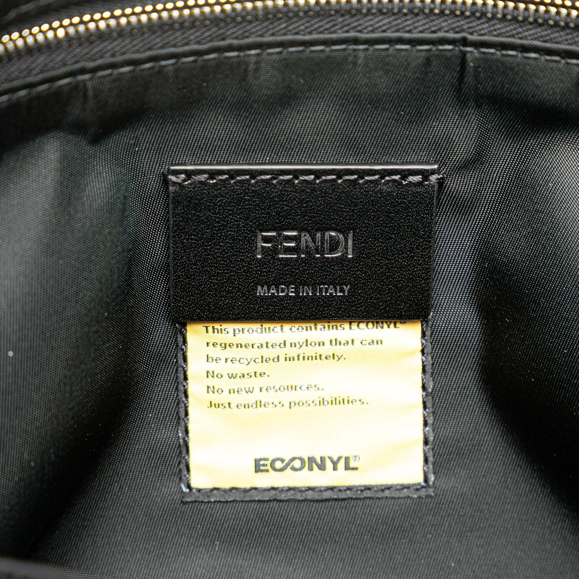 Nylon Baguette Messenger Bag