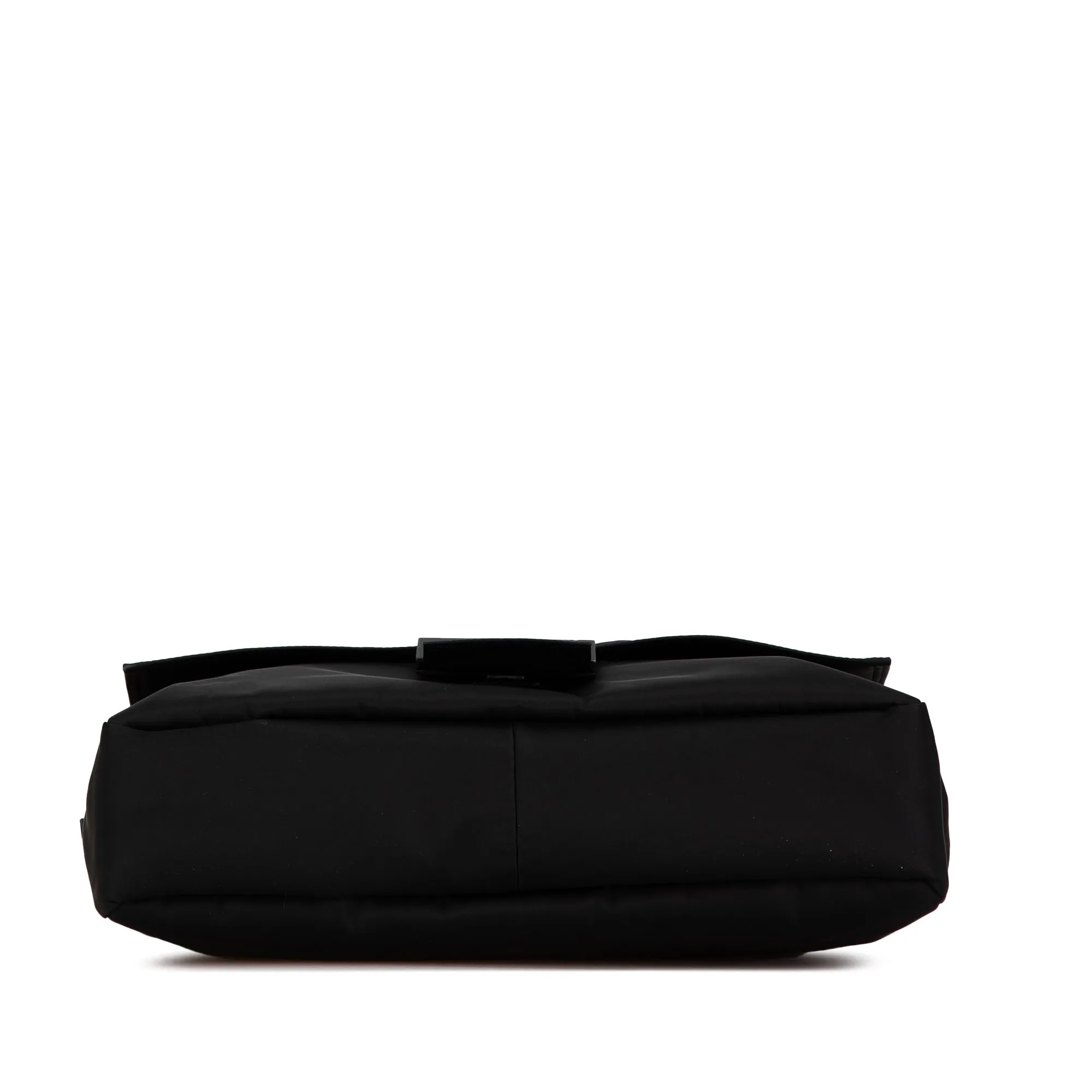 Nylon Baguette Messenger Bag