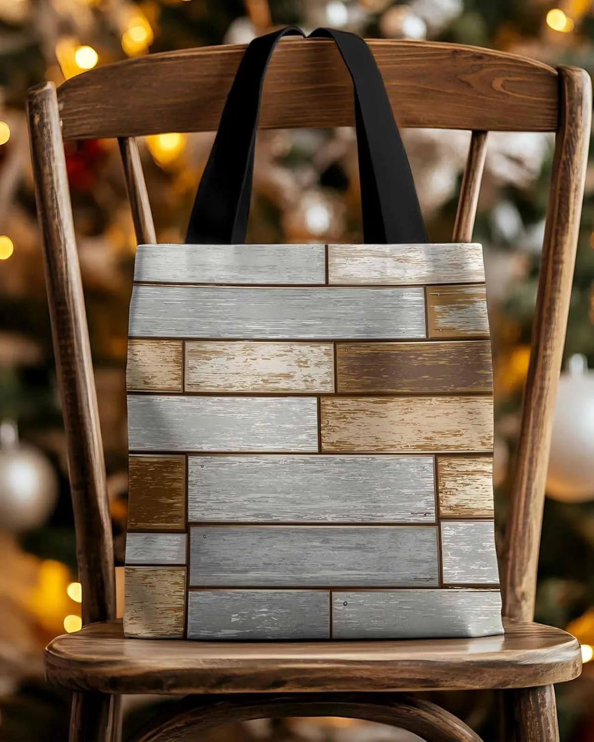 Ocean Party Fall Canvas Tote Bag Eucalyptus Leaf Shoulder Bag Casual Bag with Inner Pocket for Shopping Grocery Work