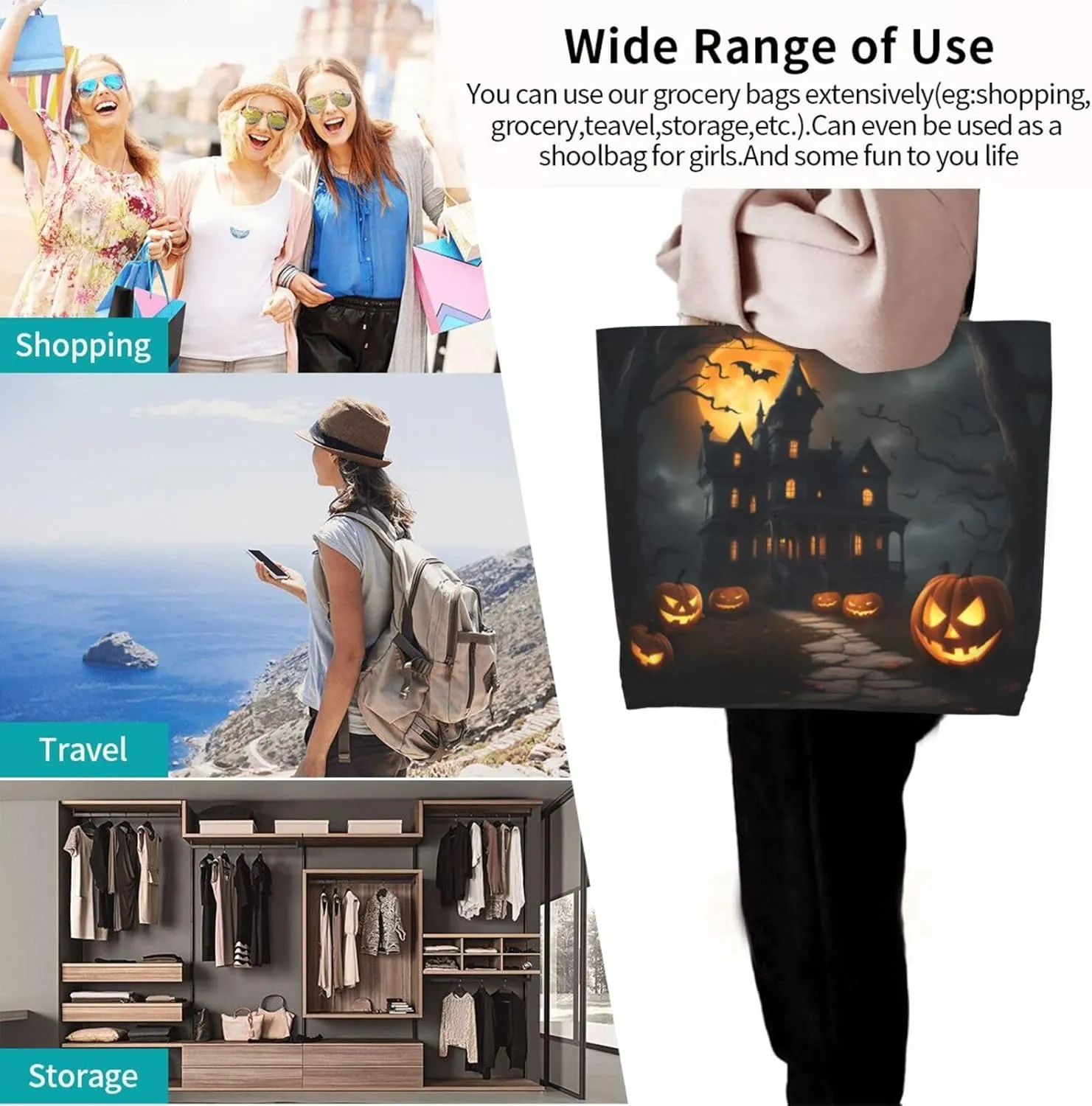 Ocean Sailboat Women Tote Bag,Casual Tote'S Handbag Big Capacity Shoulder Bag Crossbody Bag