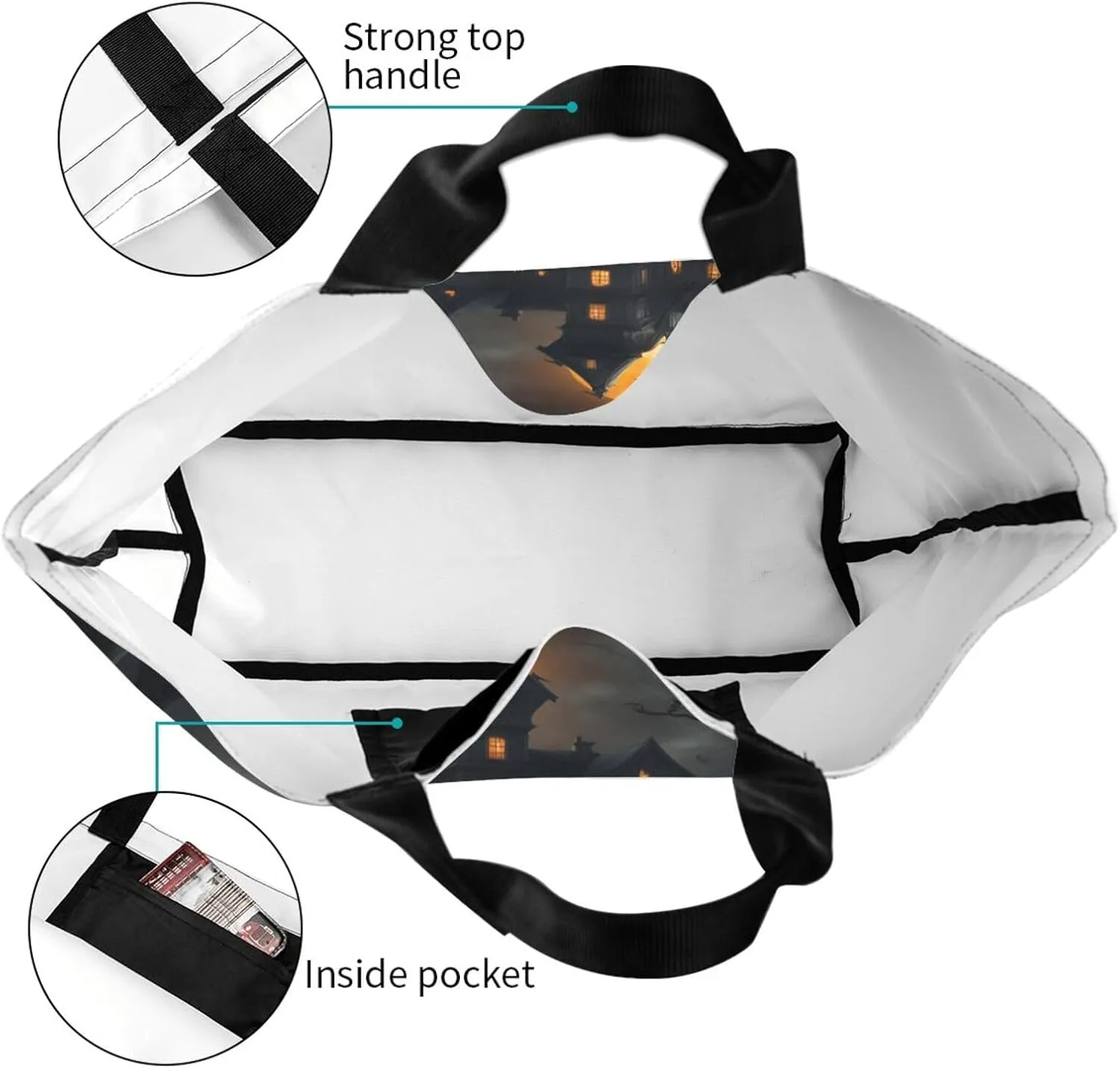 Ocean Sailboat Women Tote Bag,Casual Tote'S Handbag Big Capacity Shoulder Bag Crossbody Bag