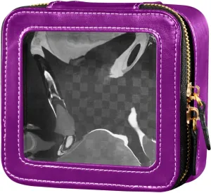 ODAWA Patriarch Clear Toiletry Bag Transparent Toiletry Bag with Zipper Makeup Bag for Women Men