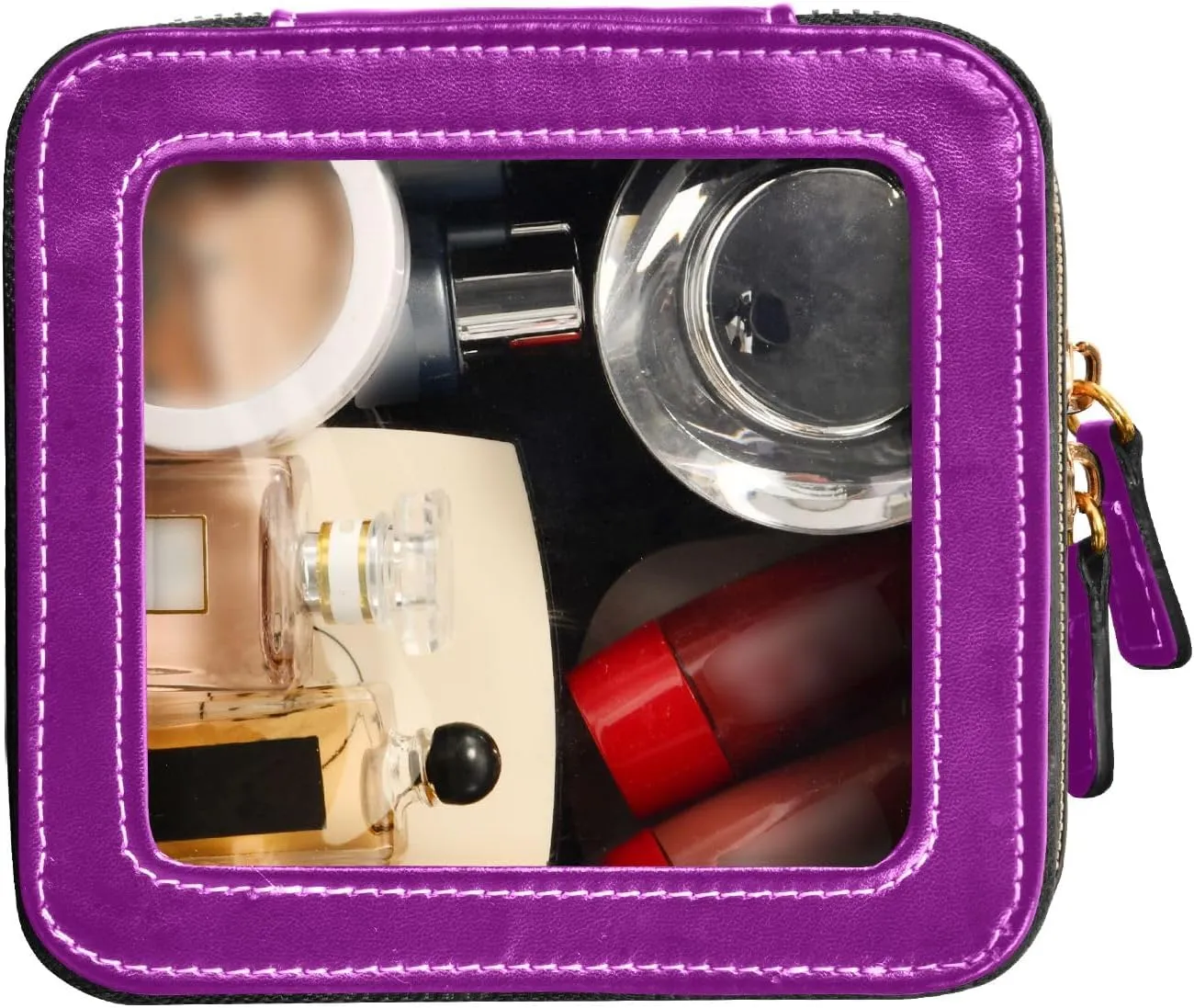 ODAWA Patriarch Clear Toiletry Bag Transparent Toiletry Bag with Zipper Makeup Bag for Women Men