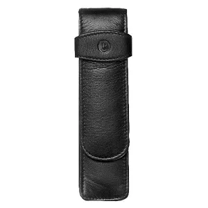 Pelikan Soft Leather Pen Pouch for Two Pens Black