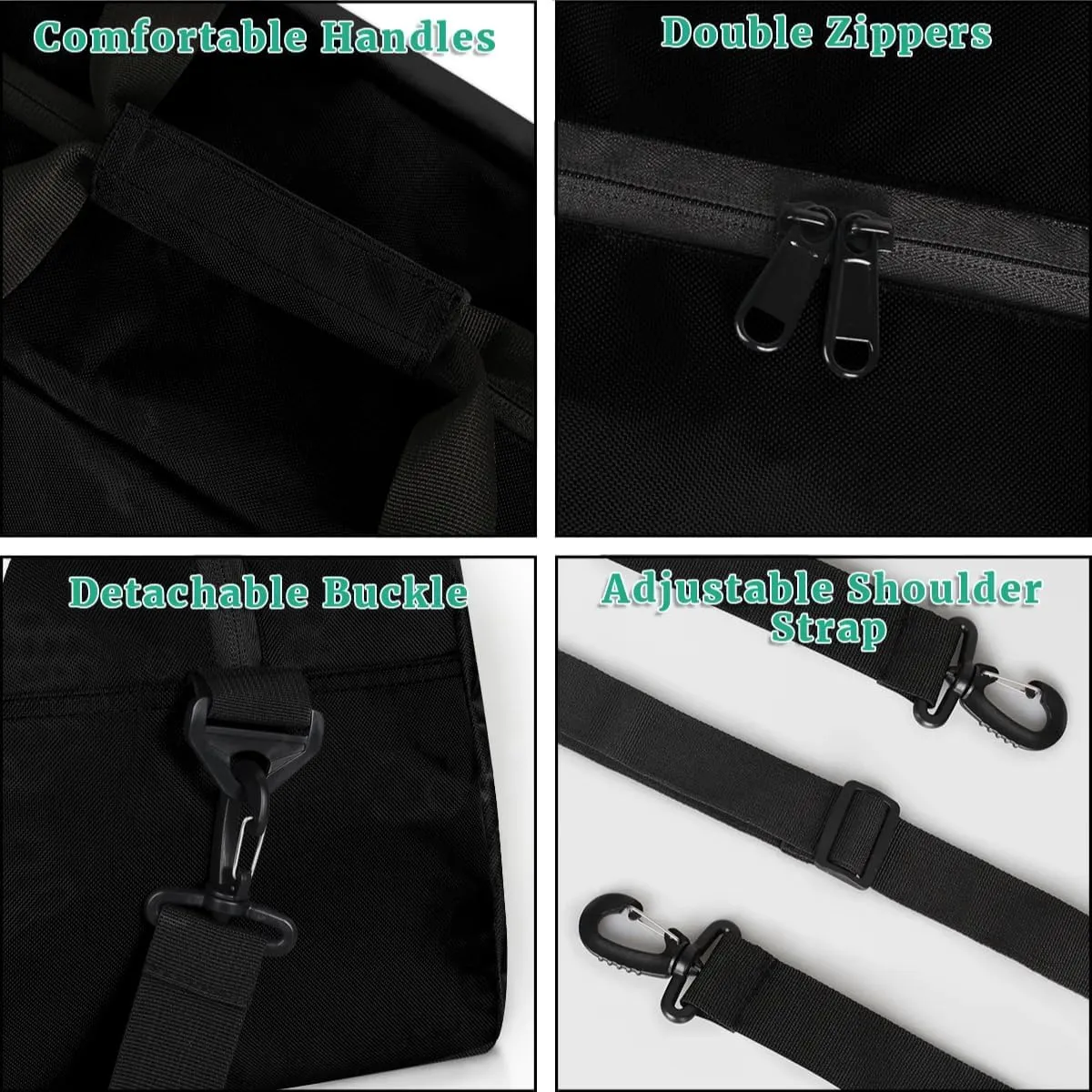 Personalised Name Cheer Cheerleader Bags, Custom Dancing Sports Duffle Bag Gym Cheerleading Bags Travel Duffel Perform Training Bag, Overnight Weekender Bags, Black