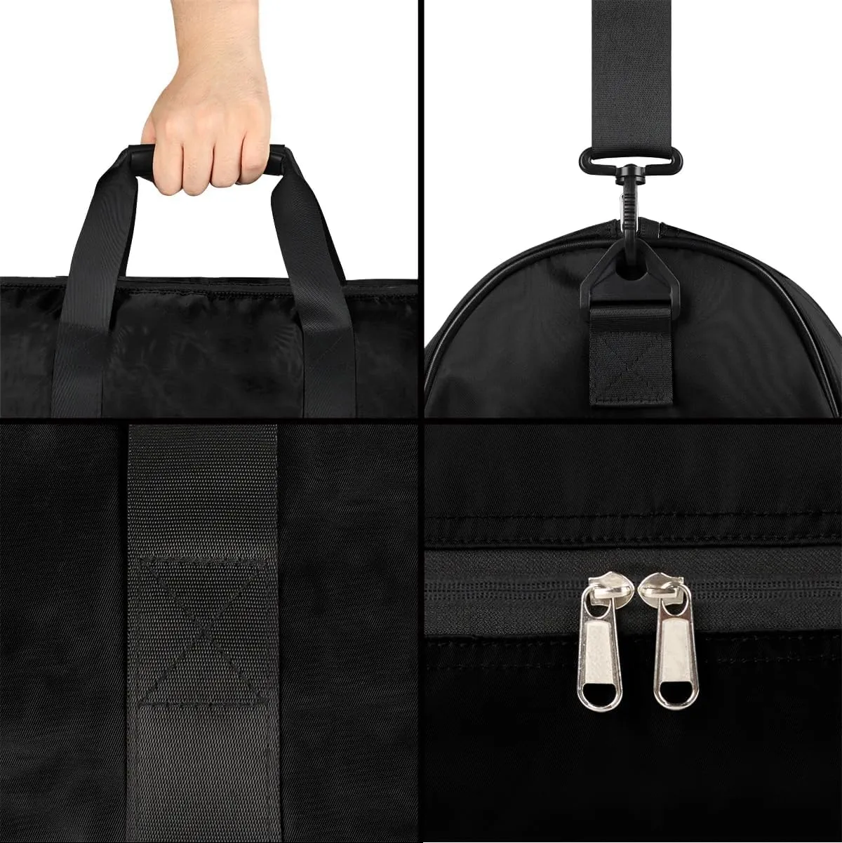 Personalized-Duffel-Bag for-Men-Adults-Boys Football Equipment Bag Large Weekender Carry on Bags Custom Travel Bag Black-Gym-Bag for Men Luggage-Bag