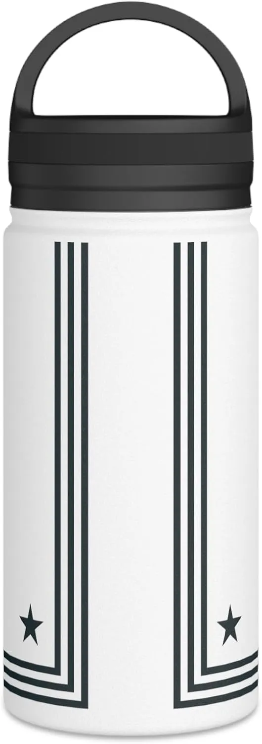 Petty Officer Second Class's Hydration: Insulated Water Bottle – Stainless Steel, Handle Lid, Military Gift, 12oz, 18oz, 32oz