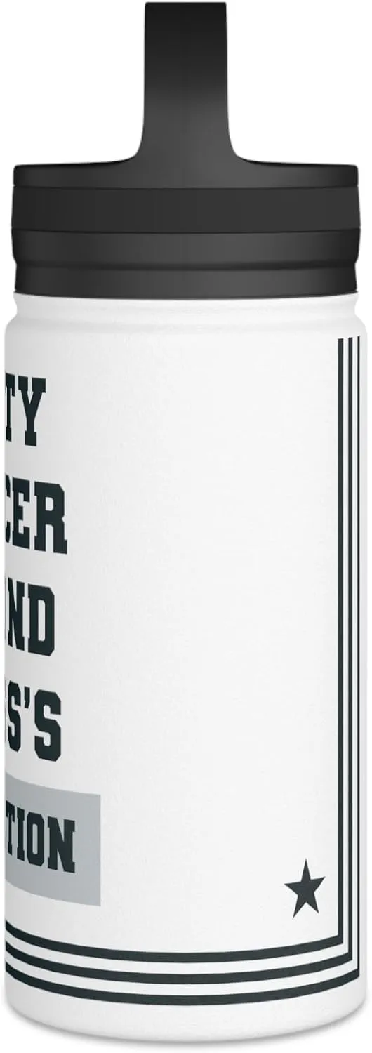 Petty Officer Second Class's Hydration: Insulated Water Bottle – Stainless Steel, Handle Lid, Military Gift, 12oz, 18oz, 32oz