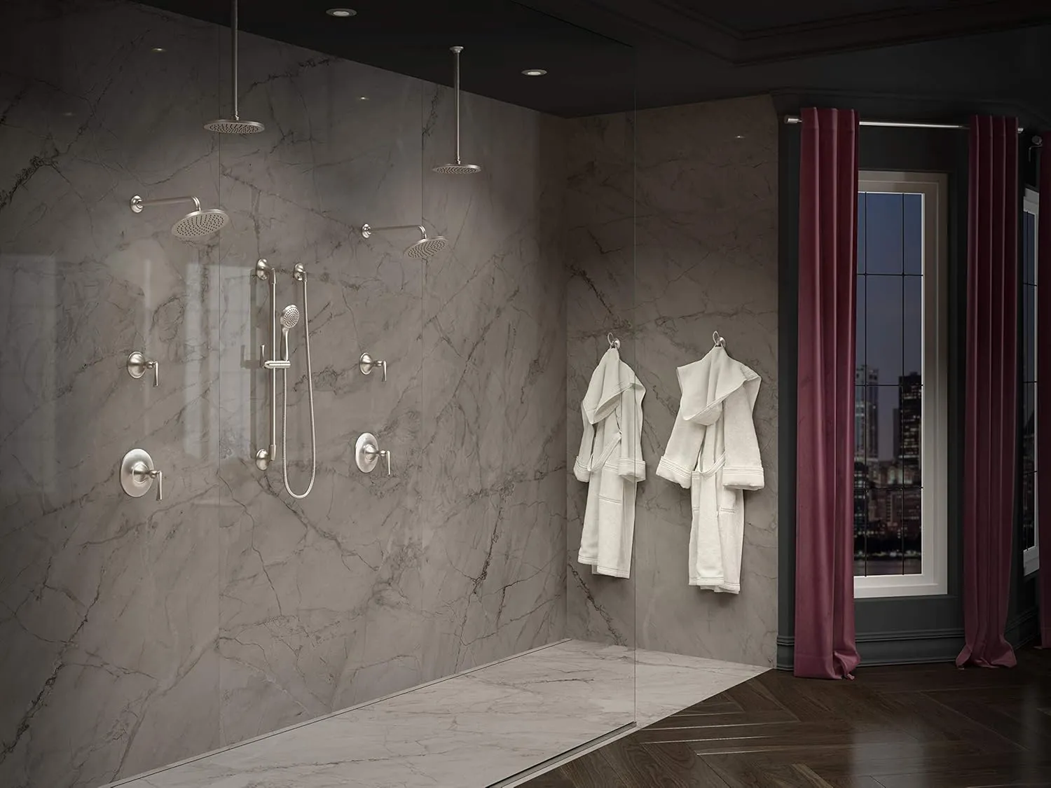 Pfister LG16-3RHK Rhen Handshower with slidebar, Brushed Nickel