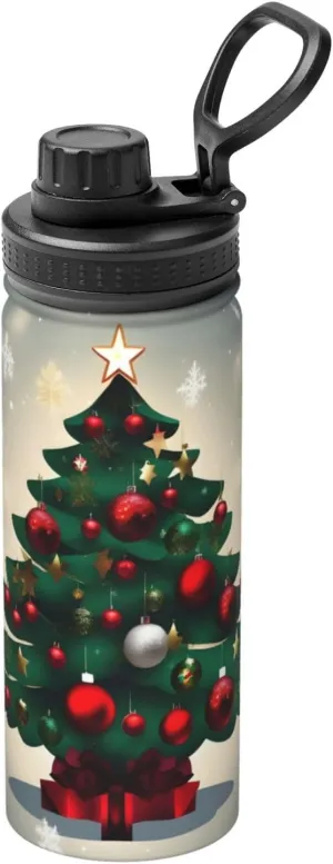 PHAYAH Gift Tree Camping Hiking Hydration Flask Stainless Steel, Double Walled & Vacuum Insulated Water Bottle