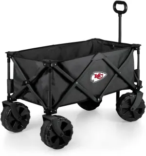 PICNIC TIME NFL Adventure Wagon Elite All-Terrain Portable Utility Wagon