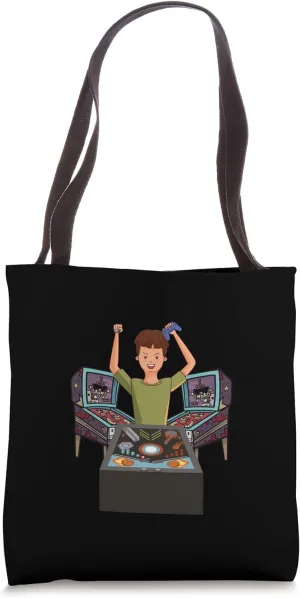 Pinball Nostalgic Games Arcade Game Pinball Lover Tote Bag
