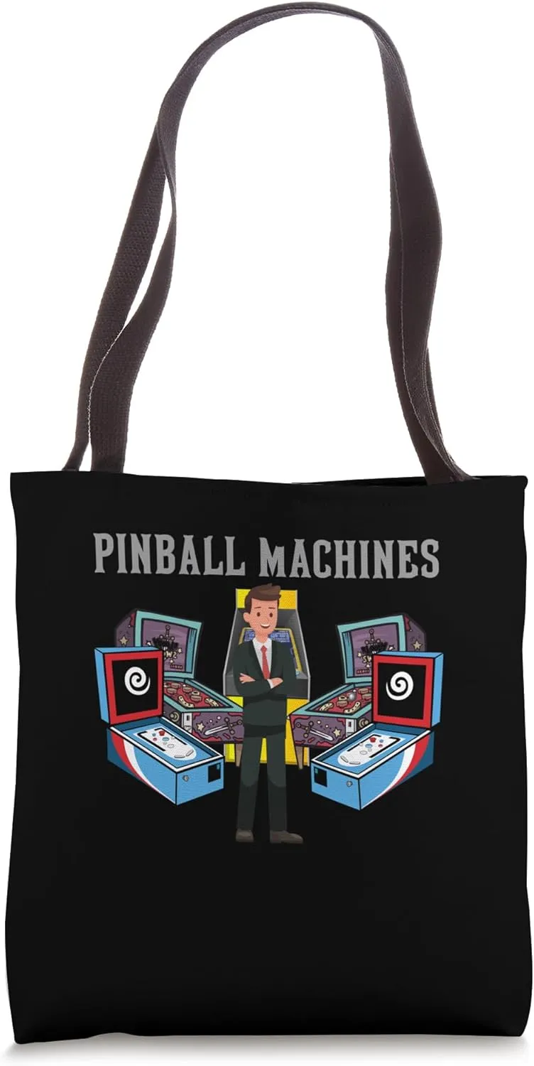 Pinball Owning Pinball Machine Video Gaming Pinball Gaming Tote Bag