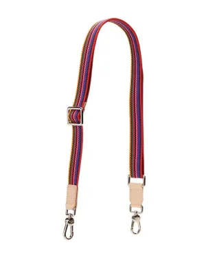 PINK SLIM WEBBING CROSSBODY STRAP