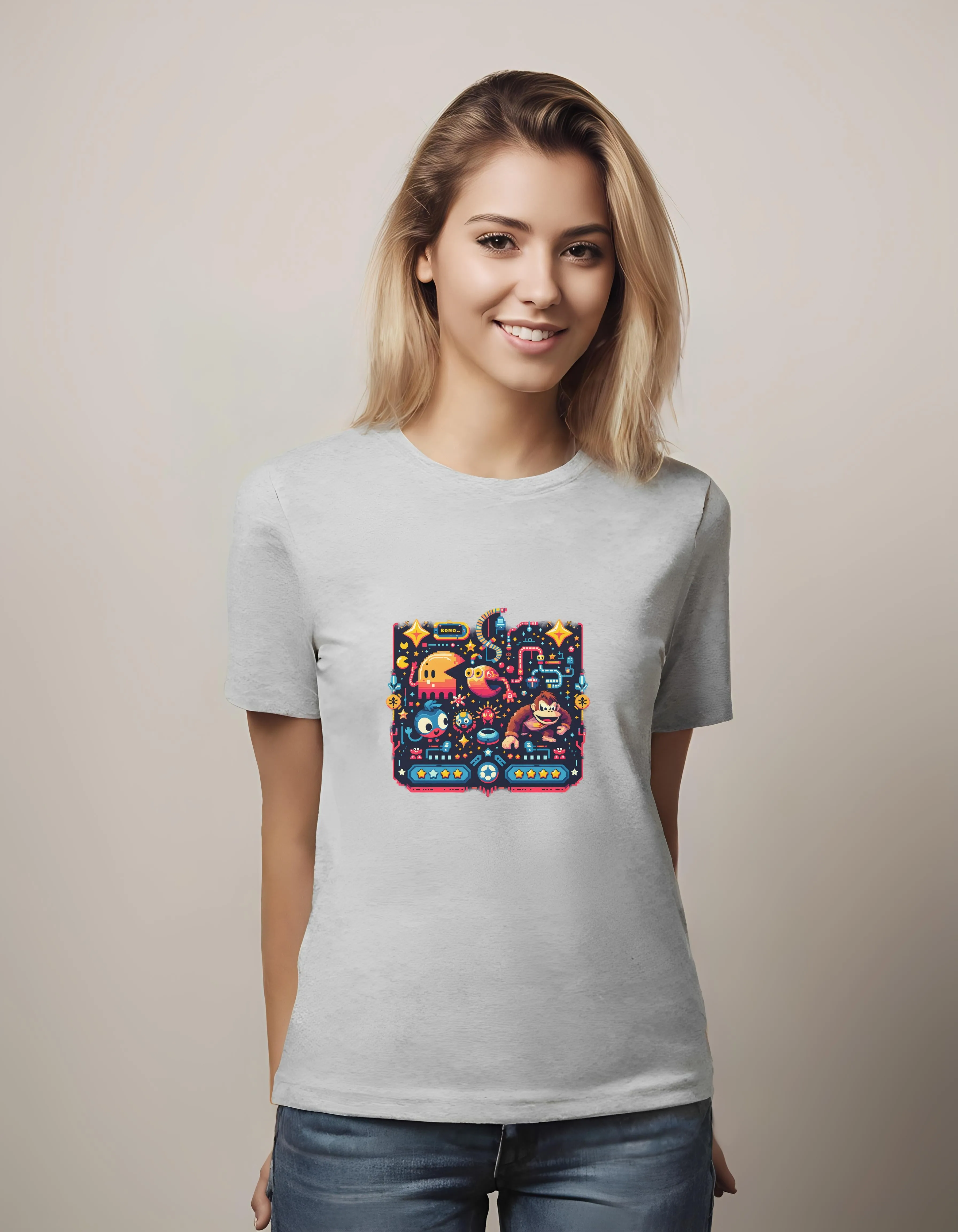 Pixelated Arcade Heroes | Classic T-Shirt (Unisex)