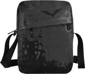 Poeticcity Crossbody Phone Bag, Small Messenger Shoulder Bag, Cash Handbag Wallet Purse