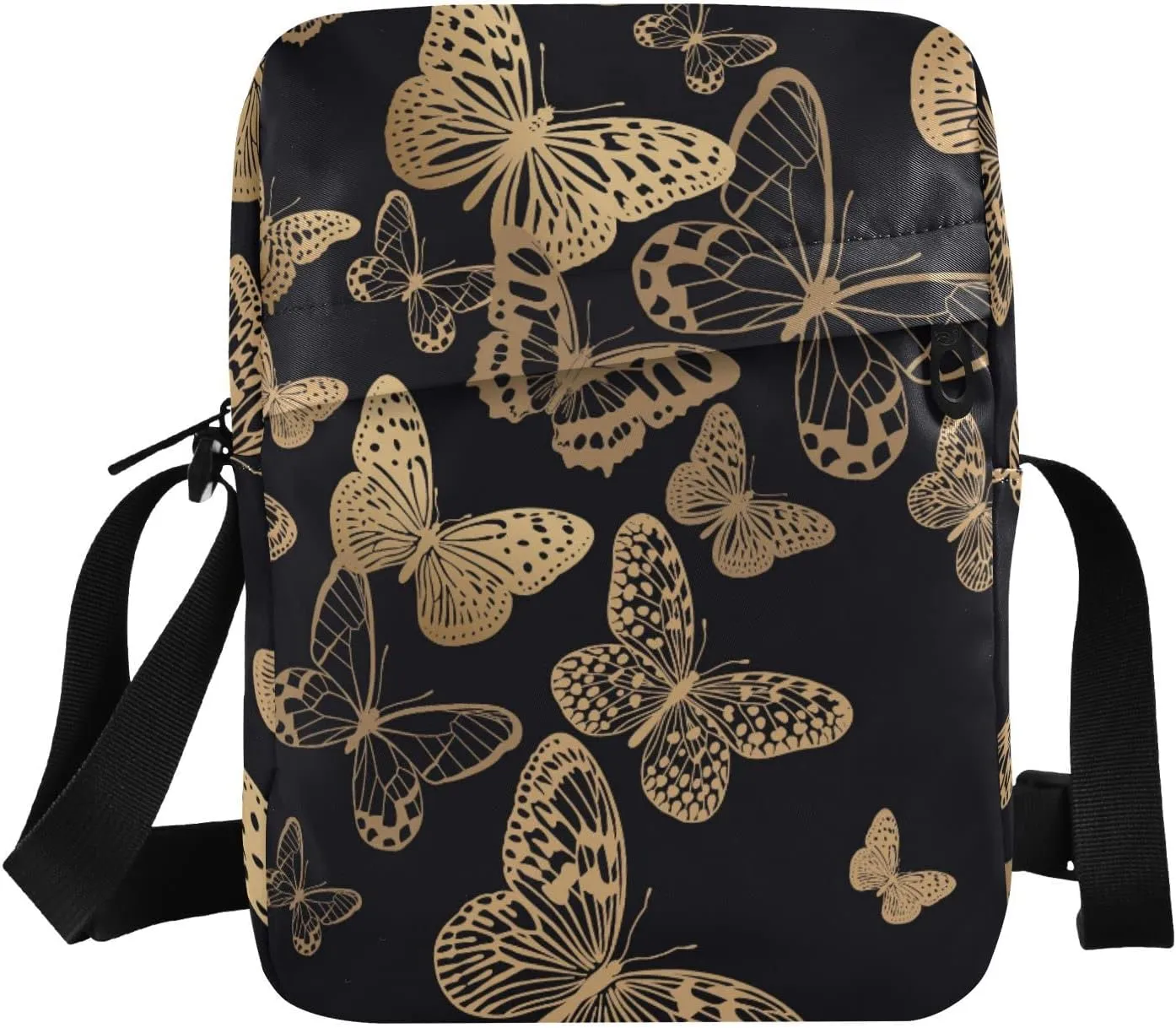 Poeticcity Crossbody Phone Bag, Small Messenger Shoulder Bag, Cash Handbag Wallet Purse