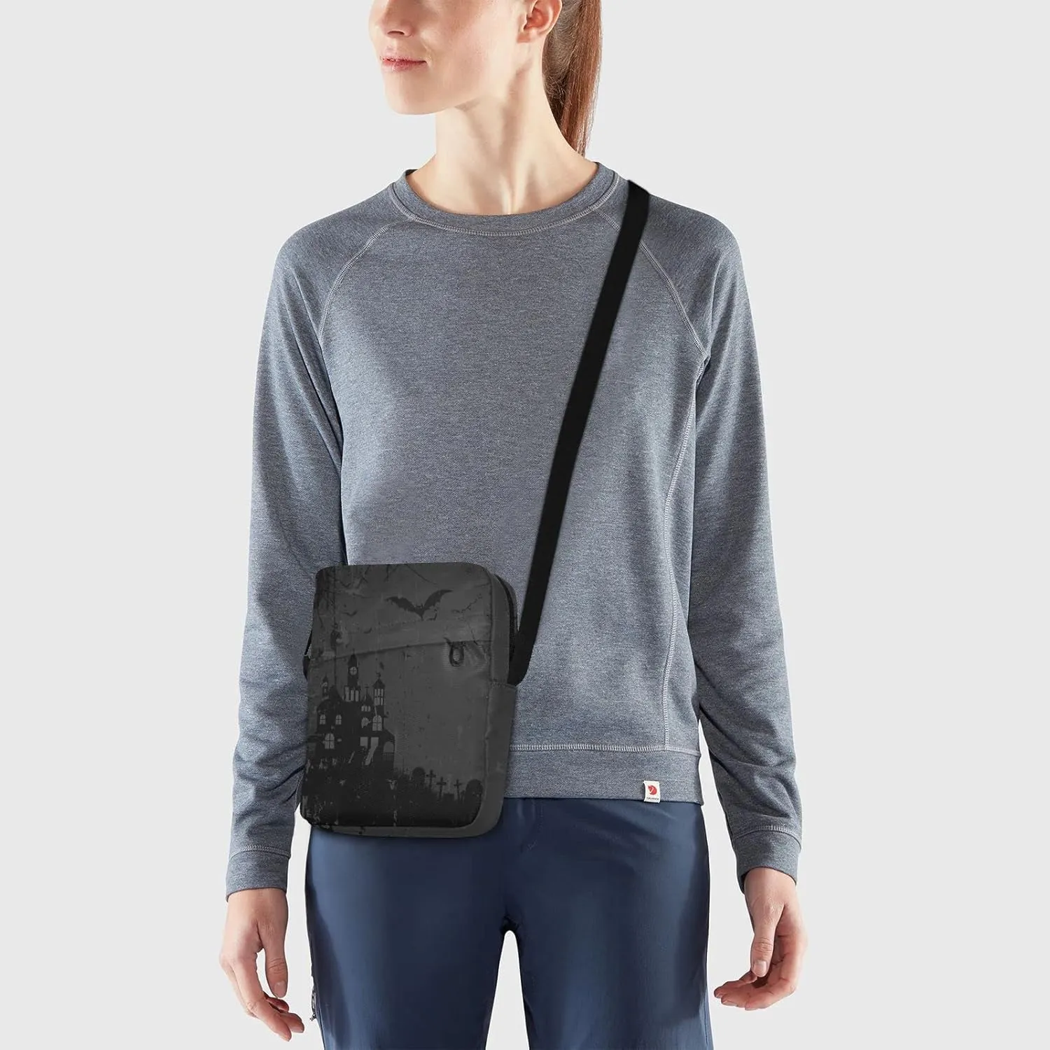 Poeticcity Crossbody Phone Bag, Small Messenger Shoulder Bag, Cash Handbag Wallet Purse