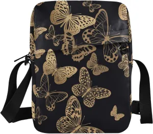 Poeticcity Crossbody Phone Bag, Small Messenger Shoulder Bag, Cash Handbag Wallet Purse