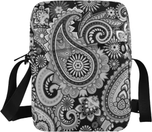 Poeticcity Crossbody Phone Bag, Small Messenger Shoulder Bag, Cash Handbag Wallet Purse