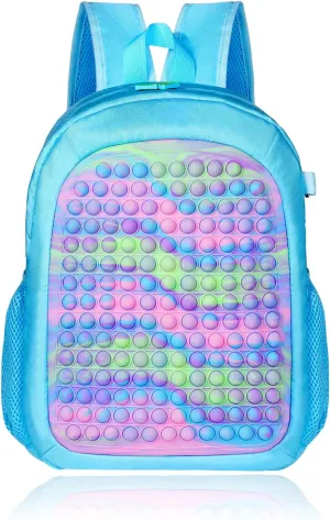 Pop School Backpack for Girls, Large Capacity Lightweight Bookbag Schoolbag Backpack for School Supplies Back to School