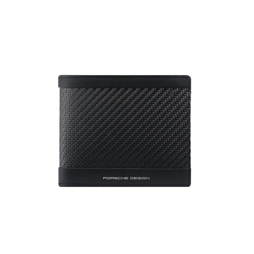 PORSCHE DESIGN by Bric's CARBON Wallet 4 CC Coin Case (Black)