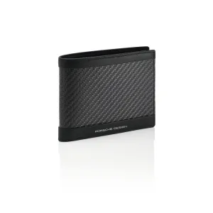 PORSCHE DESIGN by Bric's CARBON Wallet 4 CC Coin Case (Black)