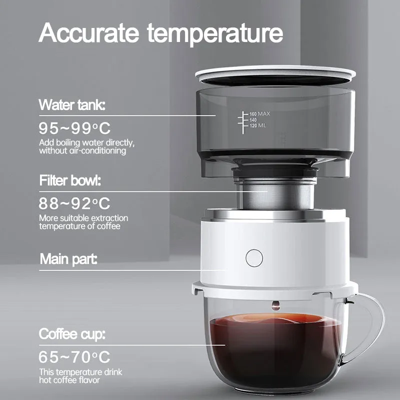 Portable Hand Brewed Mini Coffee Maker