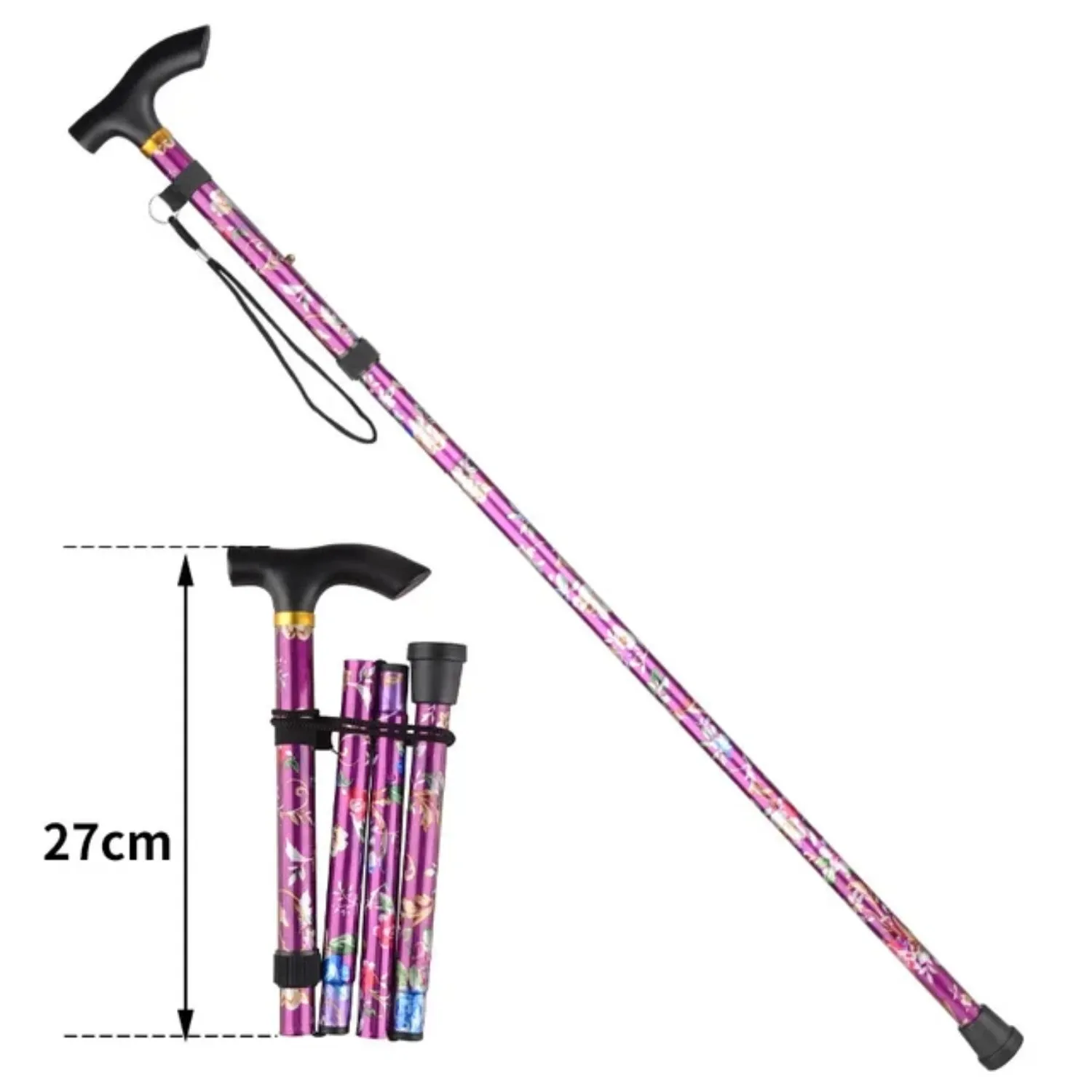 Premium Carbon Fiber Trekking Poles – Lightweight, Collapsible Telescopic Walking & Hiking Stick for Climbing, 2-Piece Set, Adjustable Length, Durable & Portable