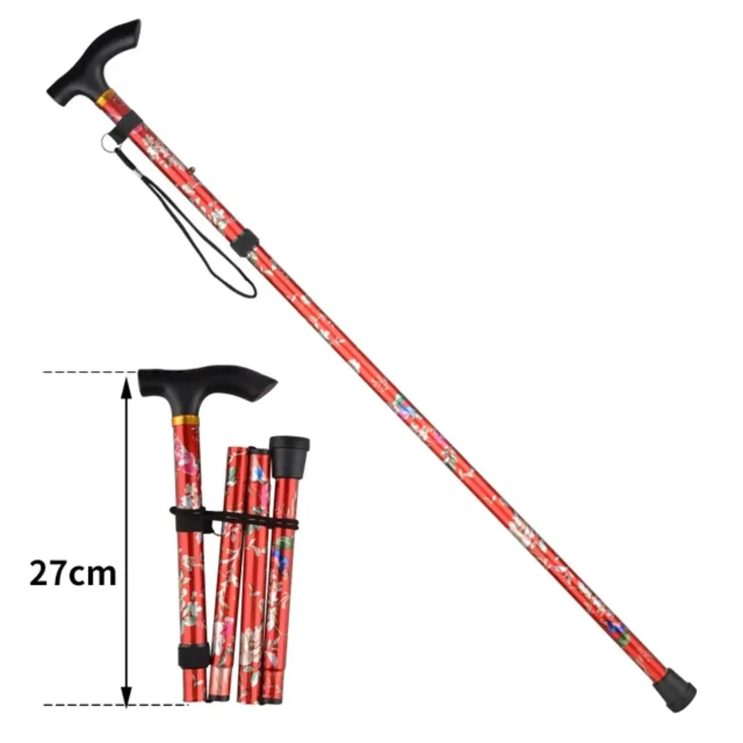 Premium Carbon Fiber Trekking Poles – Lightweight, Collapsible Telescopic Walking & Hiking Stick for Climbing, 2-Piece Set, Adjustable Length, Durable & Portable