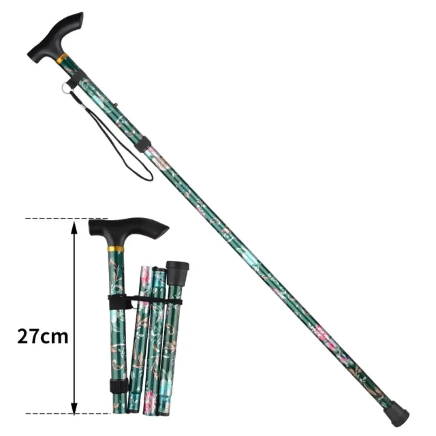 Premium Carbon Fiber Trekking Poles – Lightweight, Collapsible Telescopic Walking & Hiking Stick for Climbing, 2-Piece Set, Adjustable Length, Durable & Portable