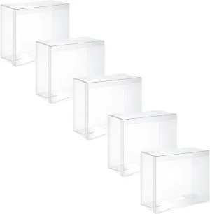 Protective Covers for Pokemon Booster Box Protective Case, 5 Pack, Clear Plastic Display Box for Collectors (5 Pack for Booster Boxes)