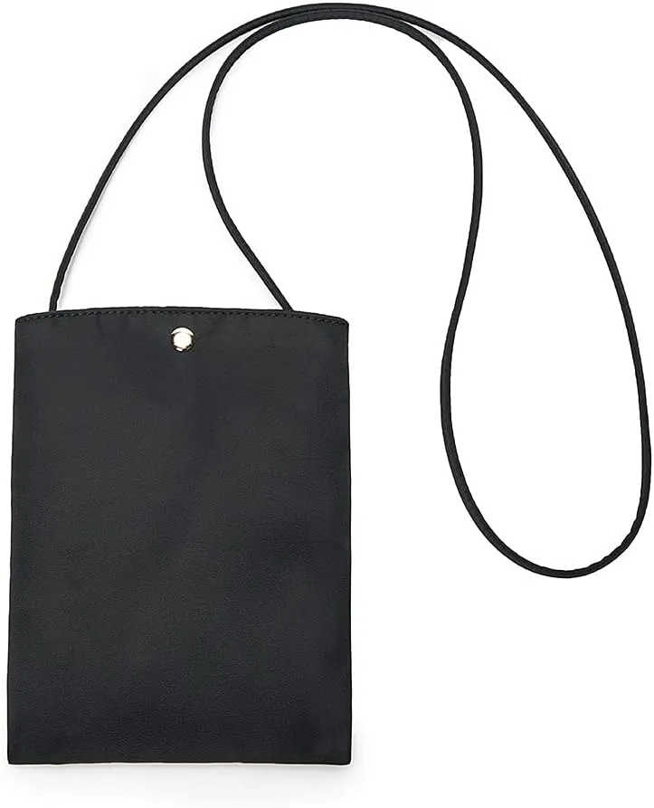 Pure Nylon Mobile Phone Bag Mini Cloth Bag ins Style Japanese Simple and Versatile Messenger Small Square Bag