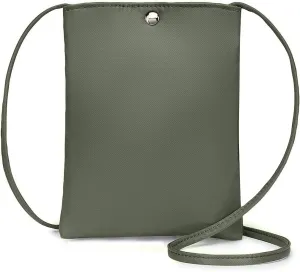 Pure Nylon Mobile Phone Bag Mini Cloth Bag ins Style Japanese Simple and Versatile Messenger Small Square Bag