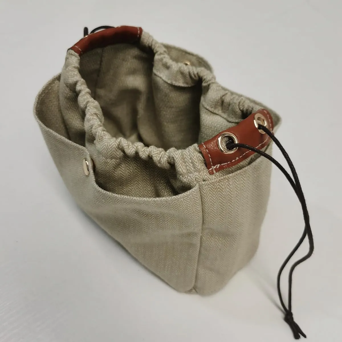 Purse Organizer Picotin 18 22 26 Insert Premium Canvas Luxury Bag Tote Bag Organizer Designer Handbag Liner H andmade (Picotin 22)