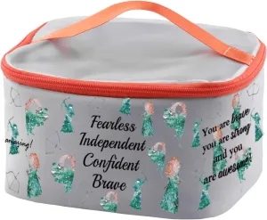 PXTIDY Princess Cosmetic Case Cartoon Movie Merchandise Faily Cartoon Tales Brave Makeup Organizer Bag Fans Gift